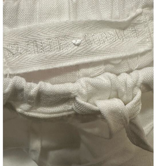 Gorsuch white linen pull on pants size XL - Picture 3 of 6